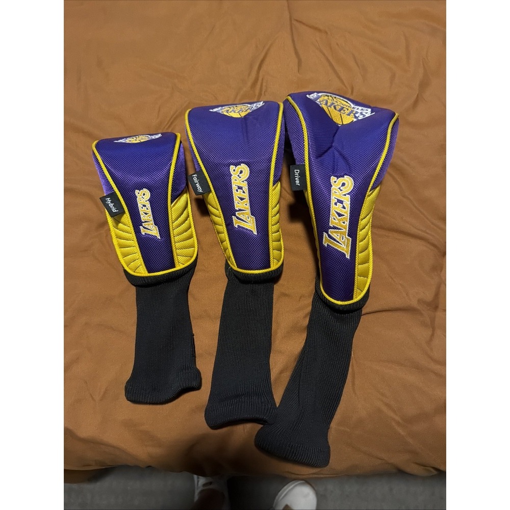 NBA Los Angeles Lakers LA Lakers Set of Three Headcoversset of Three Headcovers